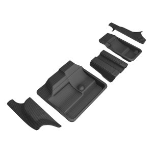 Tesla Model Y Floor Mat Set - 3rd Row - 3D MAXpider - KAGU - Black - `17-`21 Tesla Model Y Floor Mat Set - 3rd Row - 3D MAXpider - KAGU - Black - `17-`21